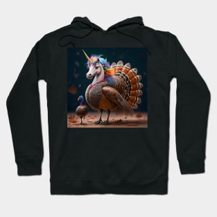 Unicorns Crashing Thanksgiving!!! Hoodie